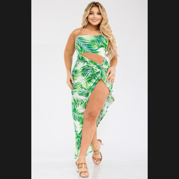 Tropical Island Dress (Plus Size)