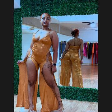 Madelene Metallic Jumpsuit