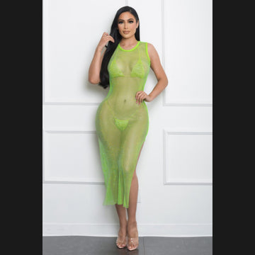 Selinas Crystal Midi Dress