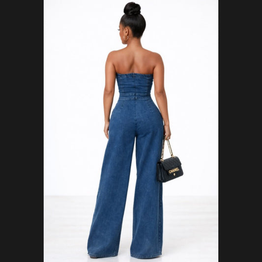 Abigail Denim Jumpsuit