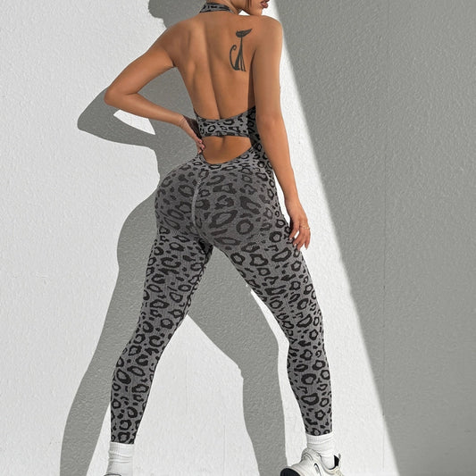 Leopard Print Jumpsuit
