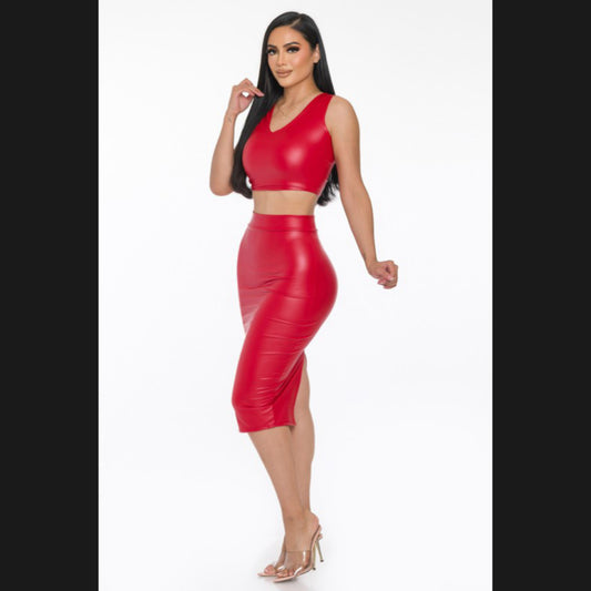 Kamira Leather Set (Plus Size)