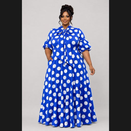 Sunday Morning Maxi Dress (Curvy)