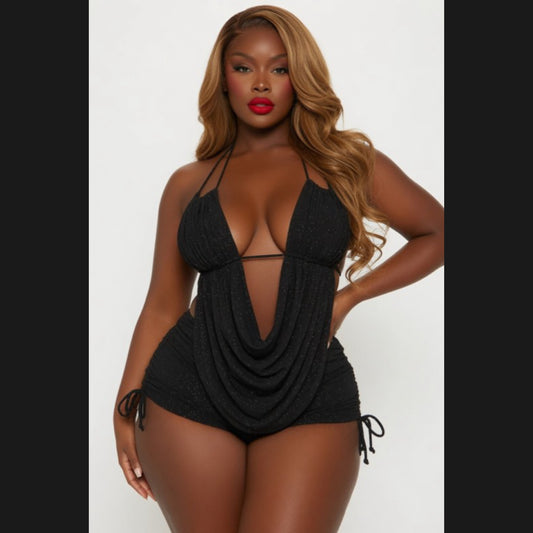 Kasha Glitter Short Set