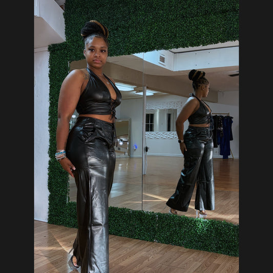 Hypnotize Leather Top