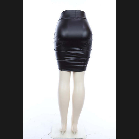 Nakia Leather Skirt