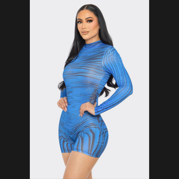 Wavy Baby Jumpsuit