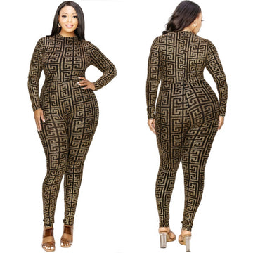 Zura Glitter Jumpsuit (Plus)