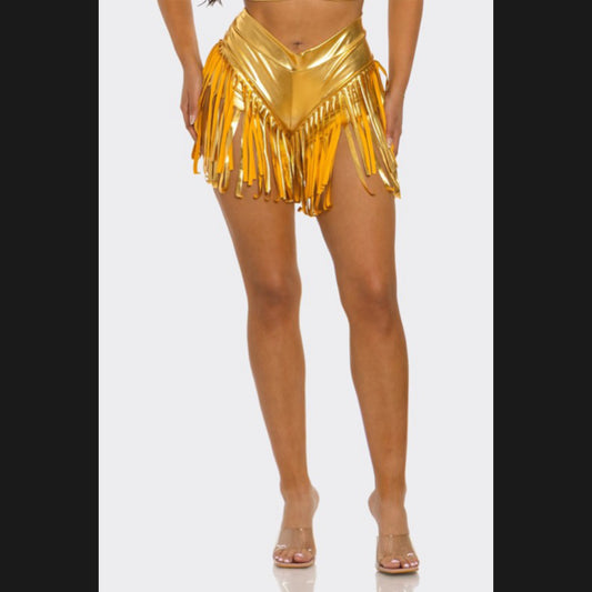 Rodeo Fringe Shorts (Plus Size)