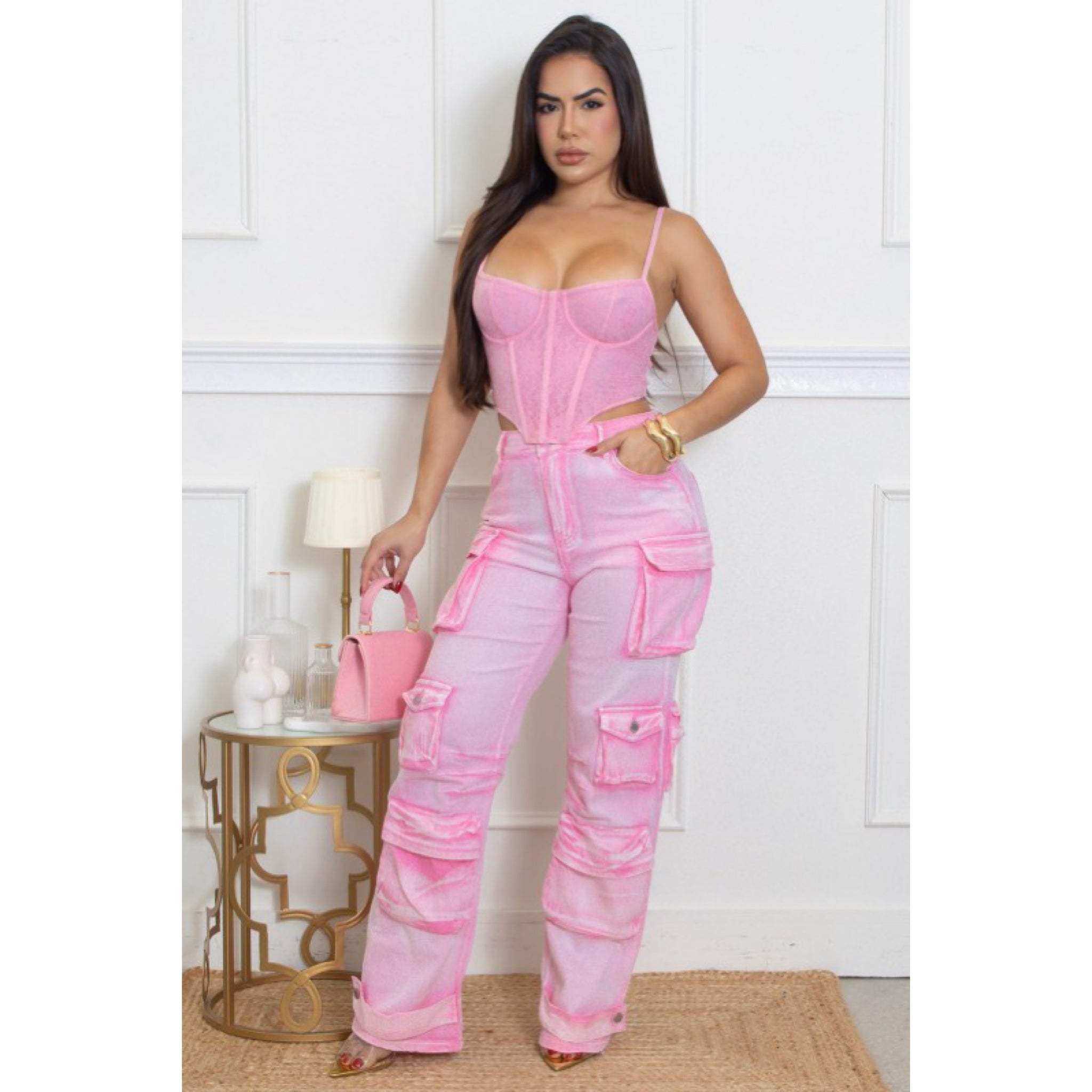 Cargo Denim Jeans