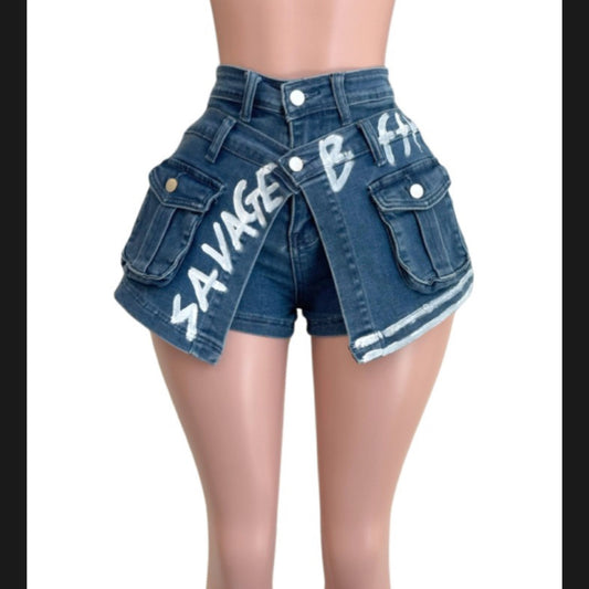 Savage Denim Shorts
