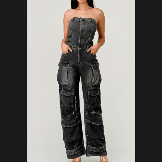 Dalia Denim Jumpsuit