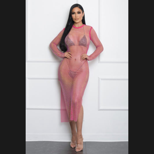 Selina Crystal Midi Dress