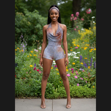 Color Dot Romper
