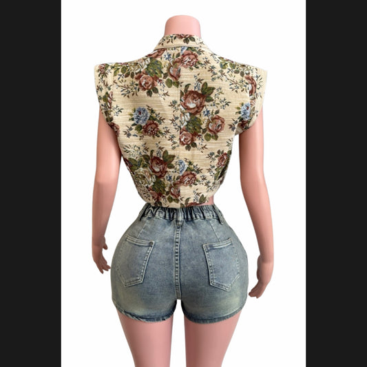 Floral Vest