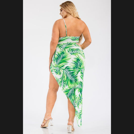 Tropical Island Dress (Plus Size)