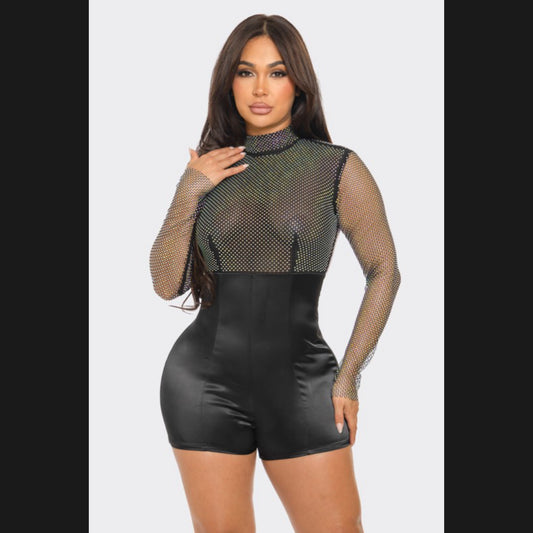 Samira Satin Romper