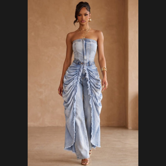 Delilah Denim Jumpsuit
