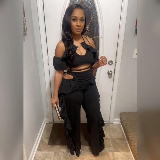 Shameka Ruffled Pant Set