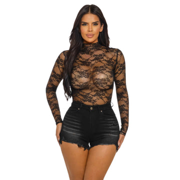 Whiskers Denim Shorts
