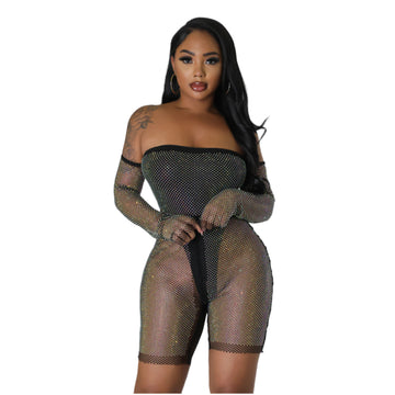 Royalty Rhinestone Romper