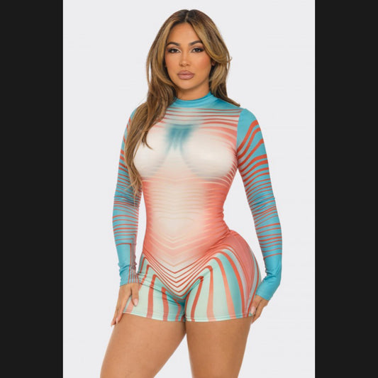 Wavy Baby Jumpsuit