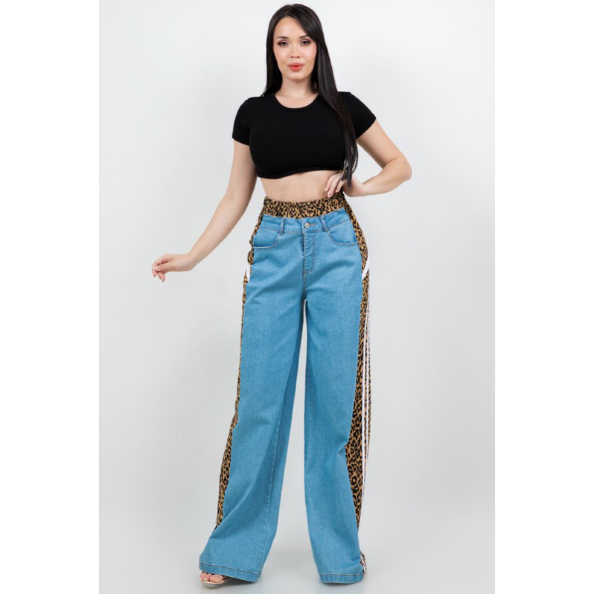 Leopard Jeans