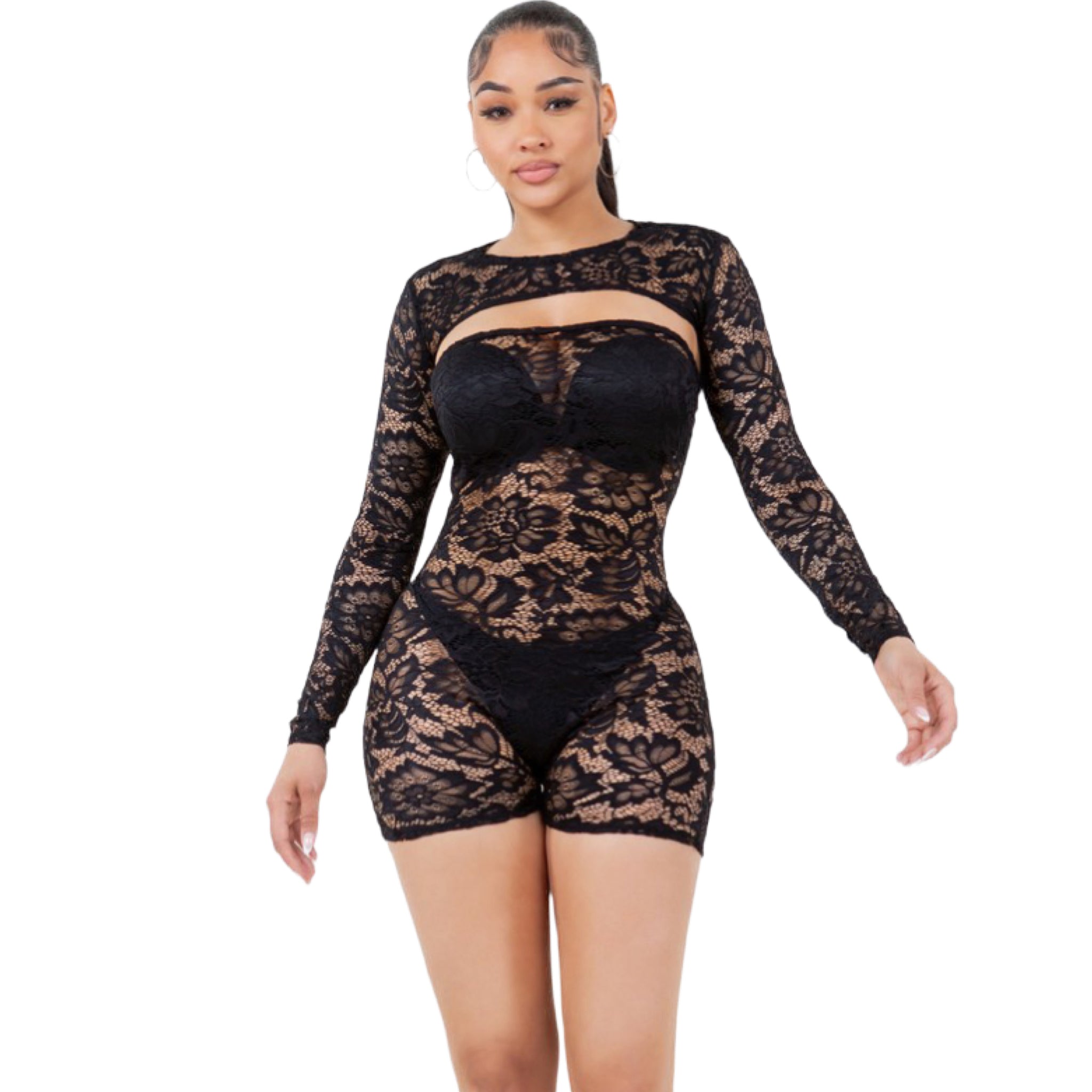 Sidnei Lace Romper