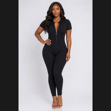 Ribbed Knit Jumpsuit
