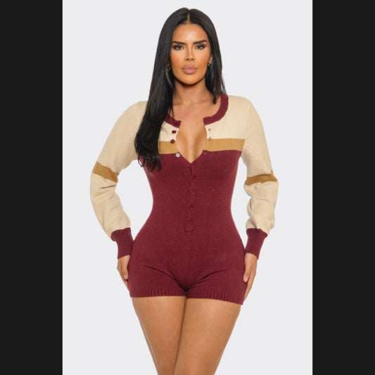 Camilla Sweater Romper