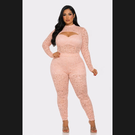 Ella Pant Set (Plus Size)