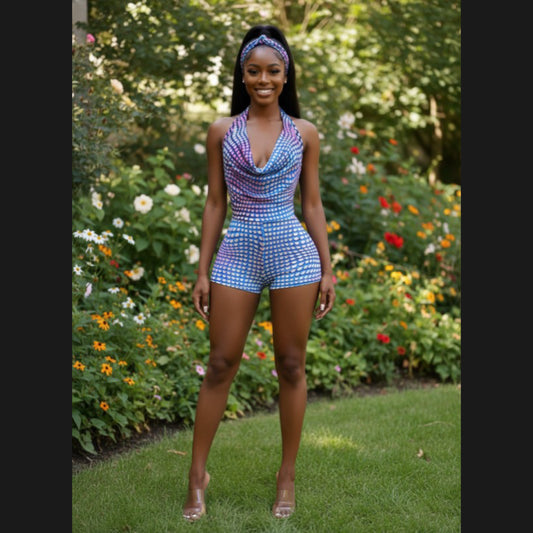 Color Dot Romper
