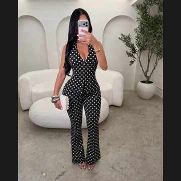 Nea Polka Pant Set