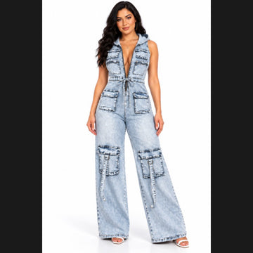 Gemini Denim Jumpsuit