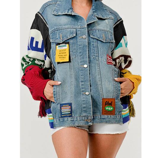 Patchwork Denim Jacket