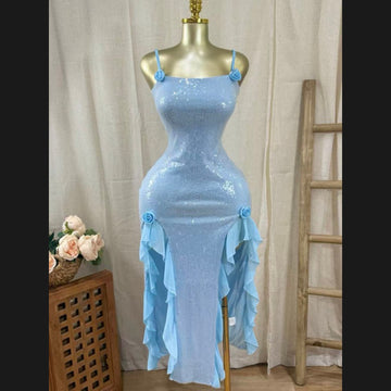 Salyn Shimmer Midi Dress