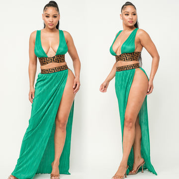 Aphrodite Skirt Set (Green)